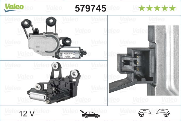 Wiper Motor - 579745 VALEO